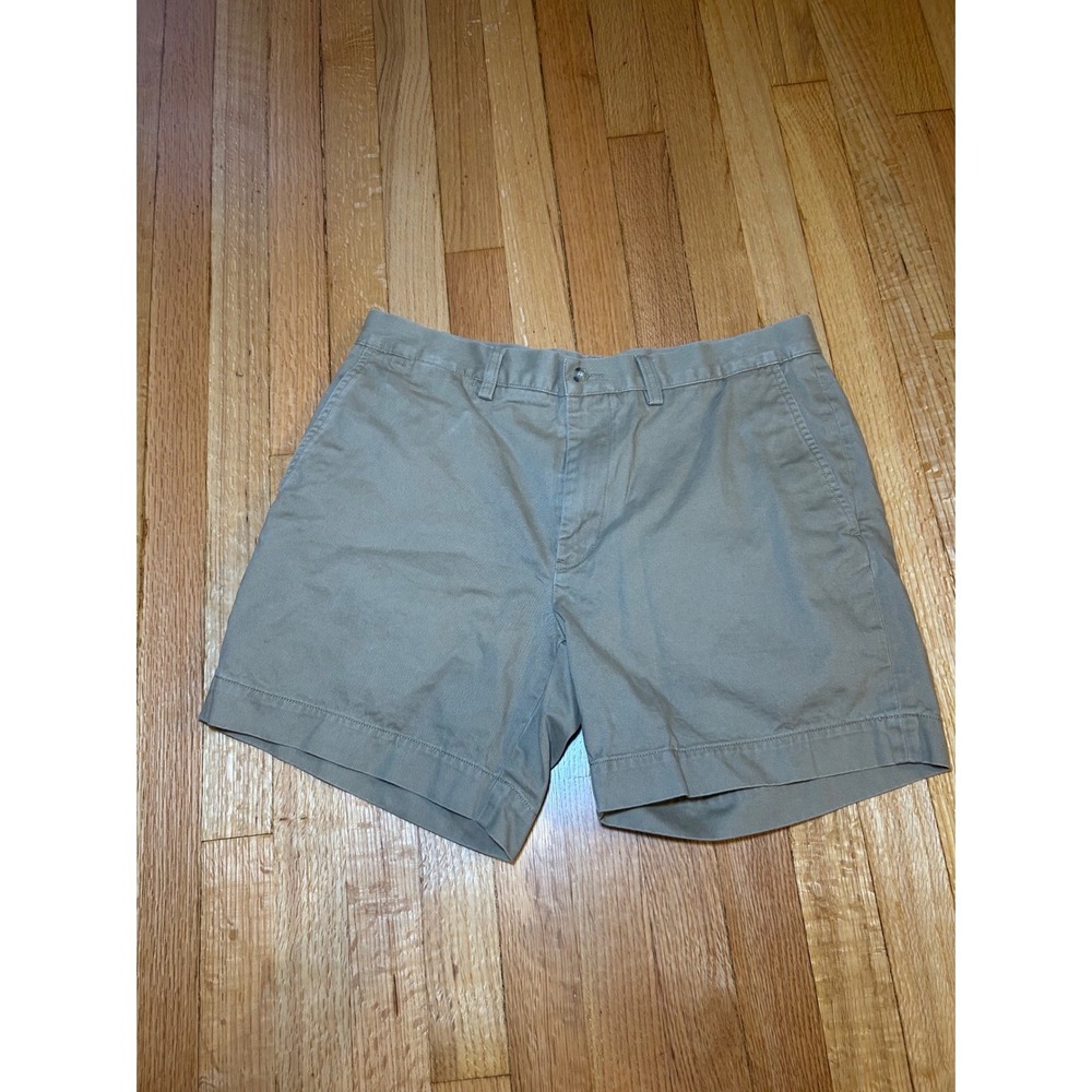 Polo Ralph Lauren Mens Classic Fit 6 Inch Chino Shorts Khaki Tan Size 33